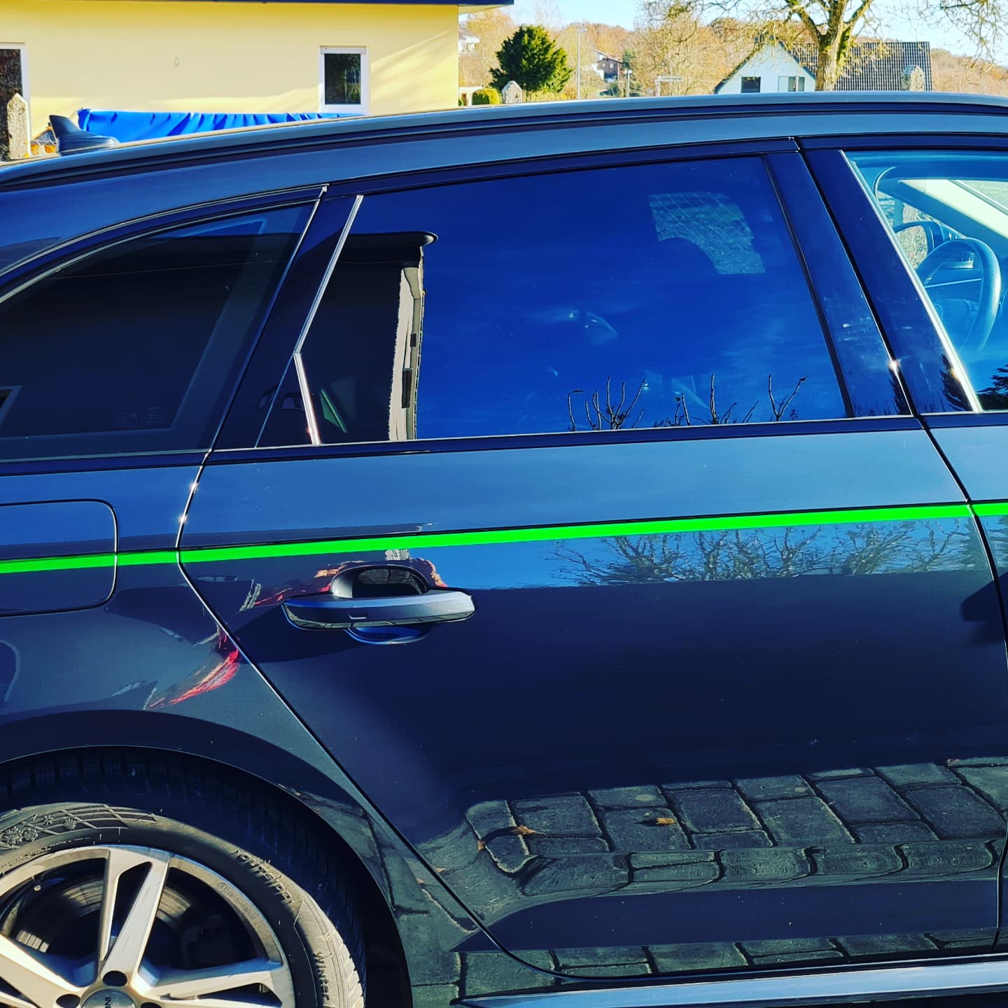 Audi A4 Avant Chrome Grün