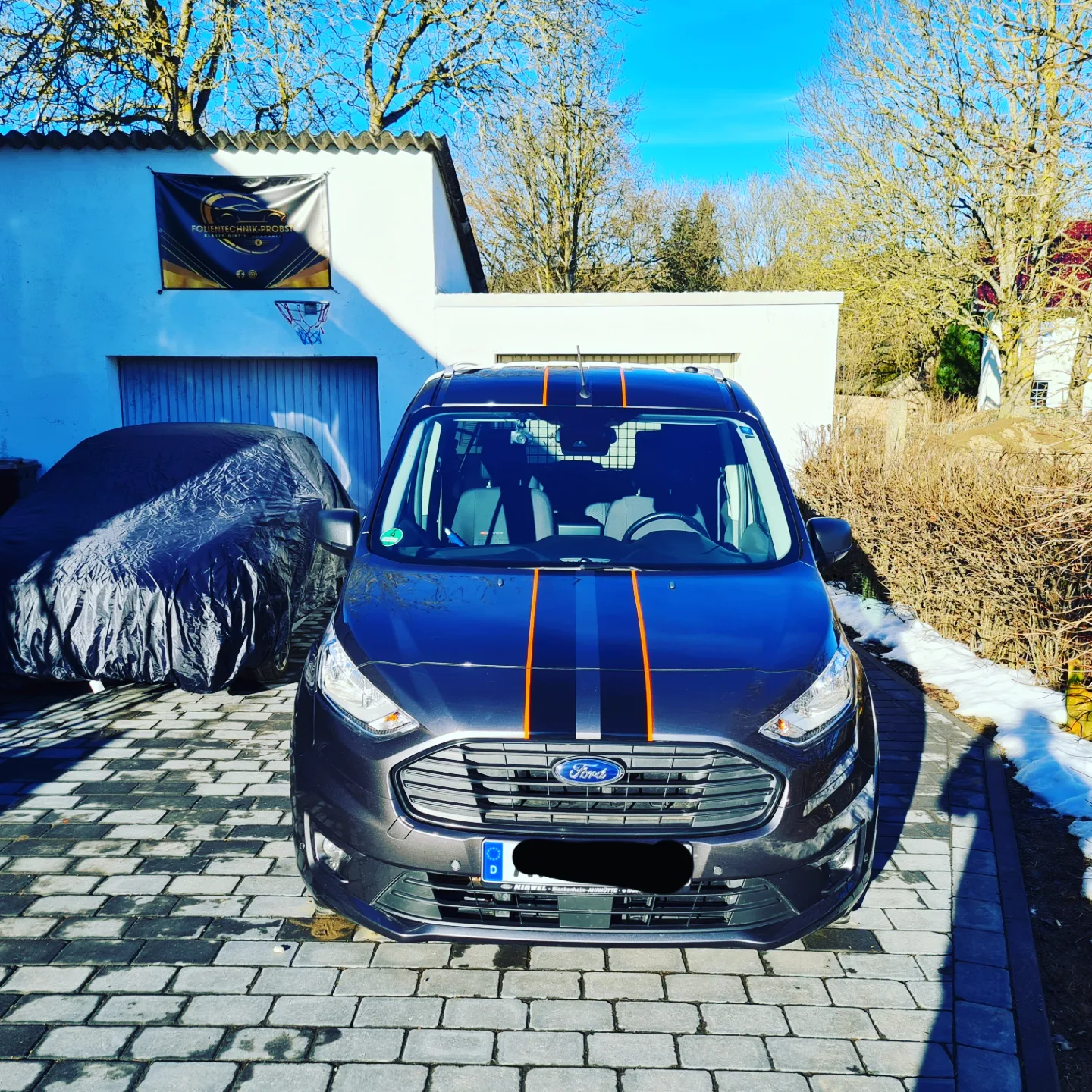 Teilfolierung Rallystreifen