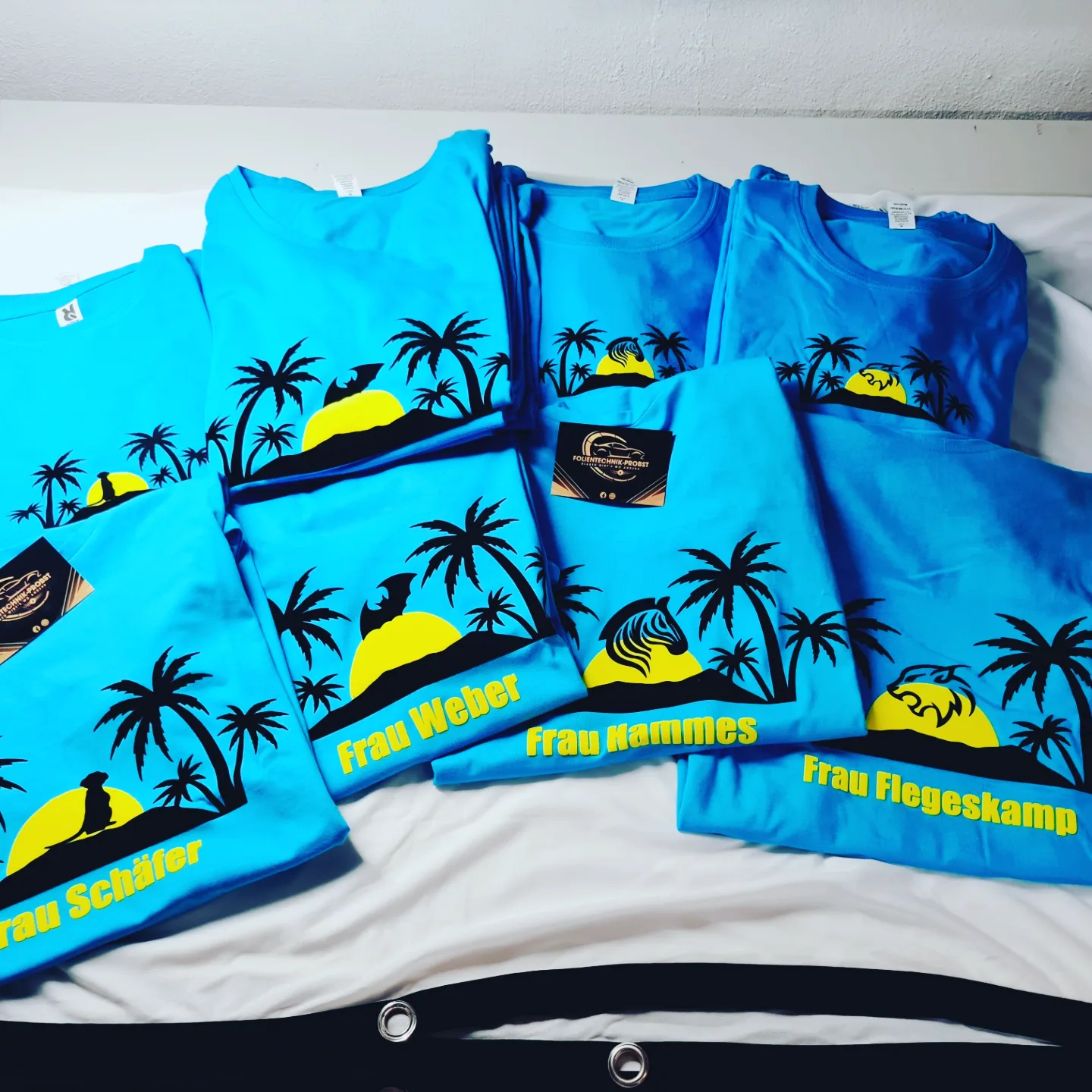 Klassenshirts Veredelt